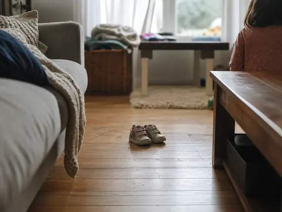 first steps, living room, daylight